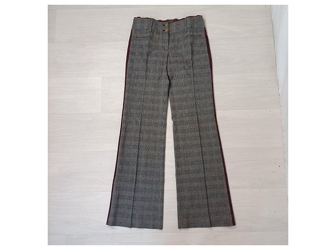 Pantalones clásicos para mujer Dolce & Gabbana Gris - vista 2