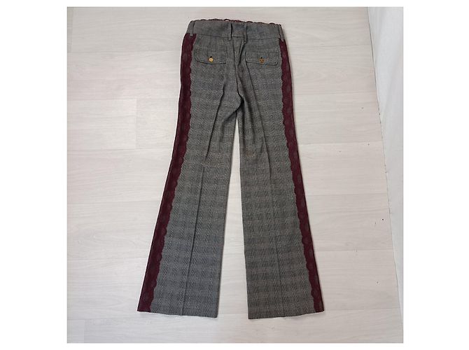Pantalones clásicos para mujer Dolce & Gabbana Gris - vista 3