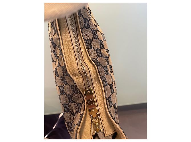 Gucci Borsa Charlotte in tessuto e pelle Bianco sporco - Ansicht 6