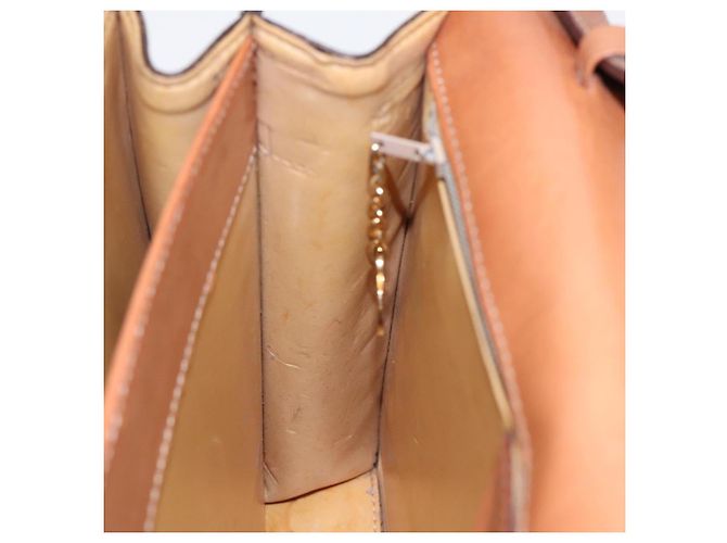Céline Borsa a spalla in tela Macadam CELINE in pelle PVC marrone oro Auth ki4788 D'oro - vista 20