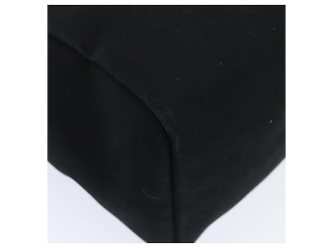 Hermès HERMES Herbag Cabas GM Tote Tasche Canvas Leder Schwarz Silber Auth ep5581 - Ansicht 16