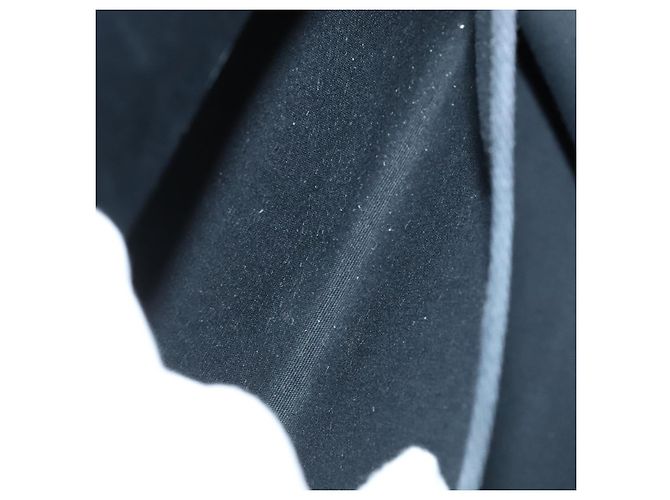 Hermès HERMES Herbag Cabas GM Tote Tasche Canvas Leder Schwarz Silber Auth ep5581 - Ansicht 20