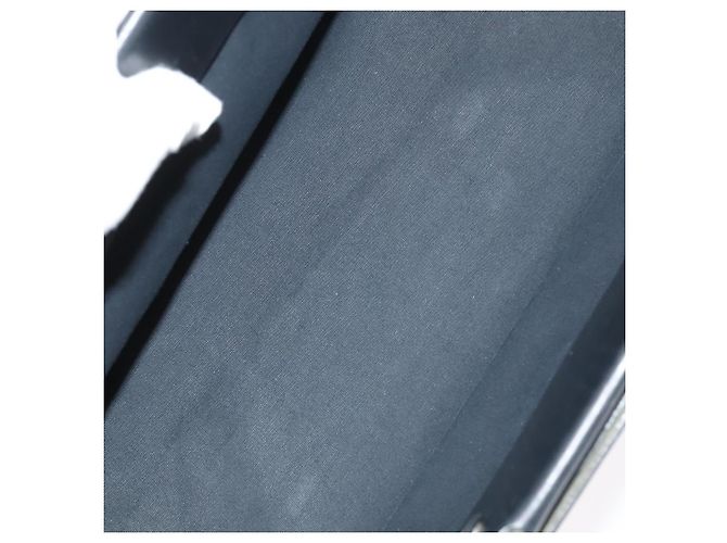 Hermès HERMES Herbag Cabas GM Tote Tasche Canvas Leder Schwarz Silber Auth ep5581 - Ansicht 31