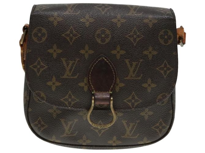 Saint-Cloud LOUIS VUITTON Monogram Saint Cloud MM Borsa a Spalla M51243 LV Auth bs18135 Monogramma - vista 13