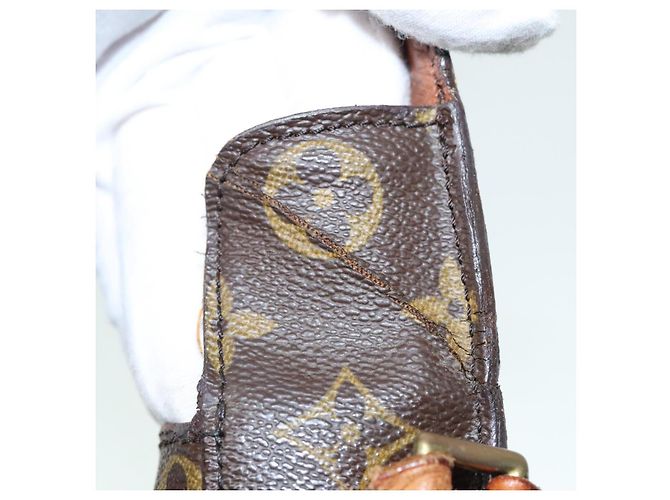 Saint-Cloud LOUIS VUITTON Monogram Saint Cloud MM Borsa a Spalla M51243 LV Auth bs18135 Monogramma - vista 24