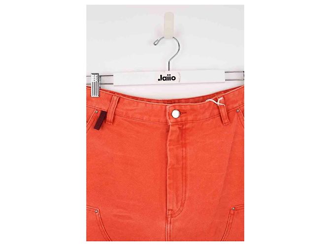 Acne Cotton Bermuda shorts Orange - view 2