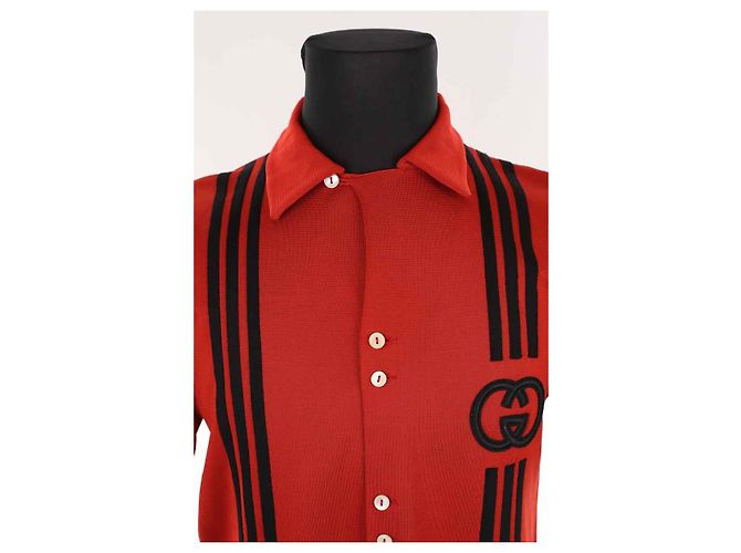 Gucci Polo rosso - vista 2