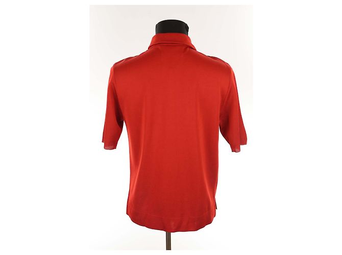 Gucci Polo rosso - vista 4