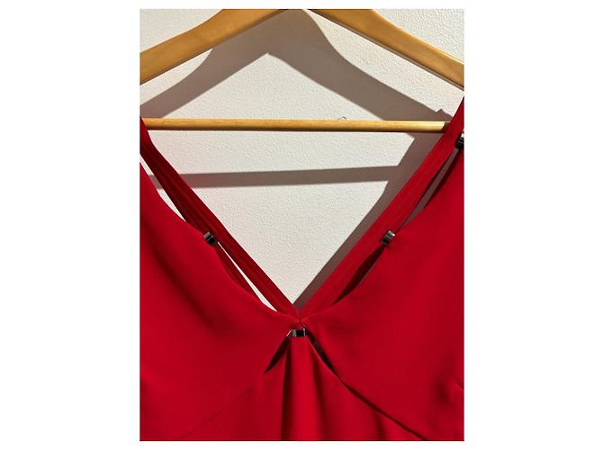 ROBERTO CAVALLI Kleider T.International S Polyester Rot - Ansicht 3