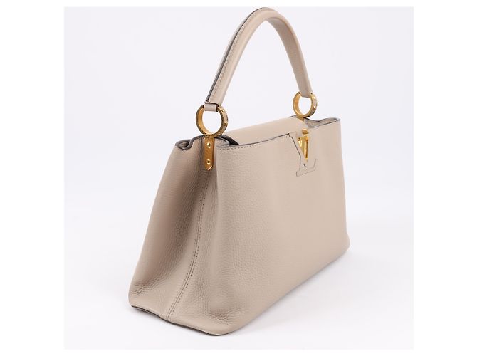 Borsa Louis Vuitton Parnassea Capucines MM in beige M94428 - vista 2