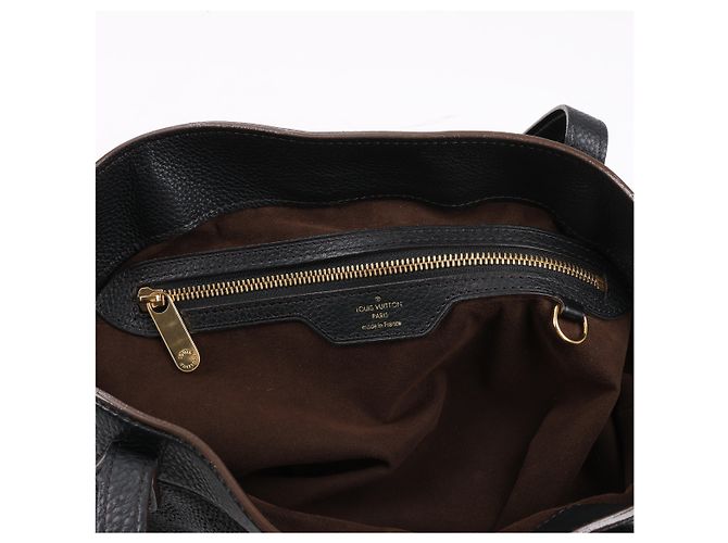 Borsa in pelle Mahina Cirrus PM Louis Vuitton nera M93465 Nero - vista 17