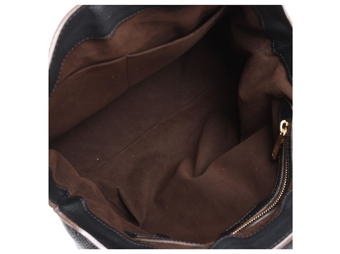 Borsa in pelle Mahina Cirrus PM Louis Vuitton nera M93465 Nero - vista 18