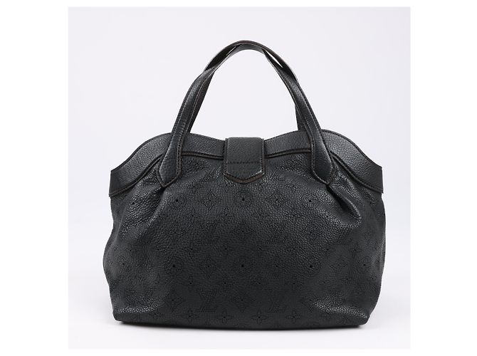 Borsa in pelle Mahina Cirrus PM Louis Vuitton nera M93465 Nero - vista 4