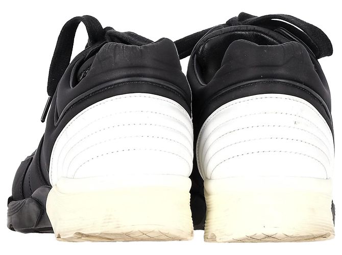 Sneakers Chanel CC Low Top in pelle nera Nero - vista 5