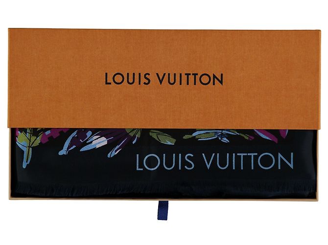 Bufanda de seda floral Louis Vuitton - años 10 Multicolor - vista 4