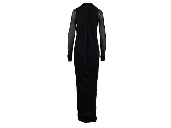 Abito lungo Rick Owens - anni 10 Nero - vista 3