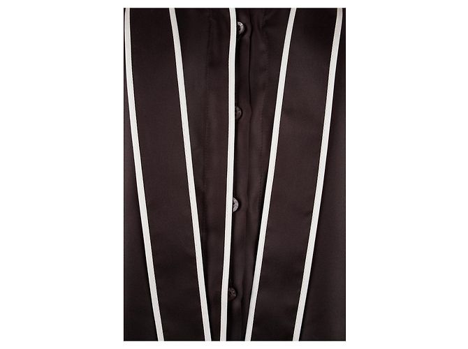 Céline Top Contrastante Celine con Cuello - '10s Castaño - vista 4