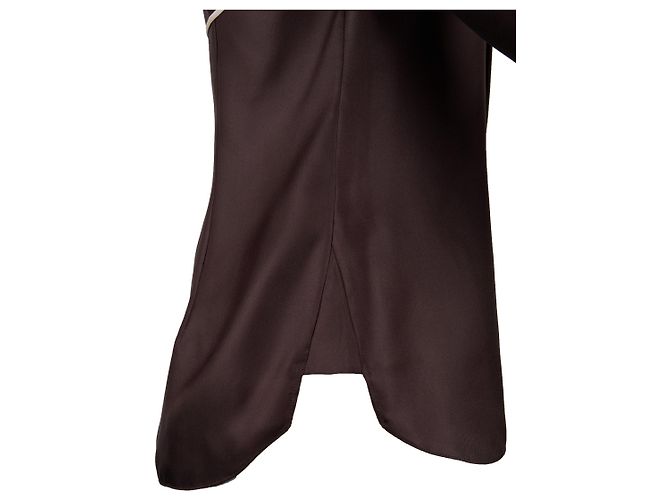 Céline Top Contrastante Celine con Cuello - '10s Castaño - vista 5