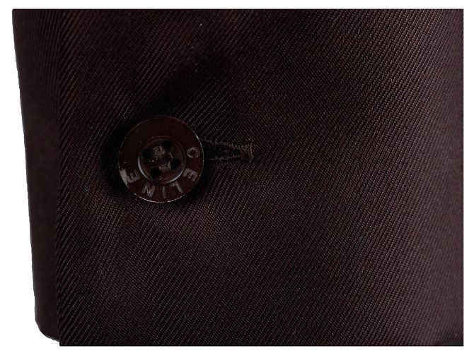 Céline Top Contrastante Celine con Cuello - '10s Castaño - vista 6
