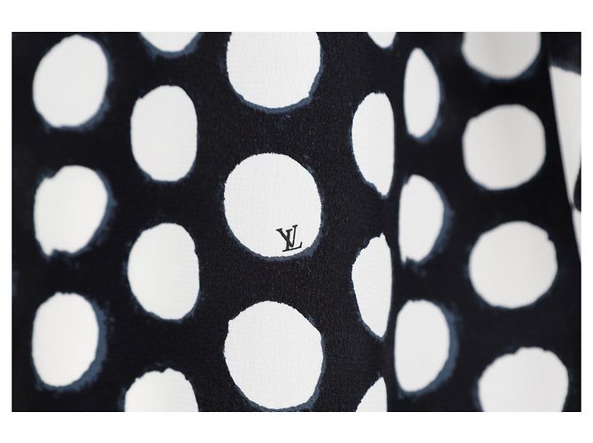 Abito a scacchi e pois Louis Vuitton - anni '10 Bianco - vista 4