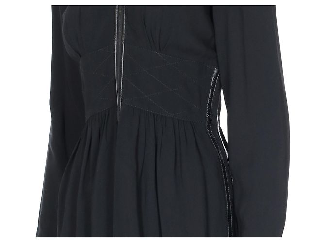 Abito nero con zip Louis Vuitton - anni '10 - vista 4