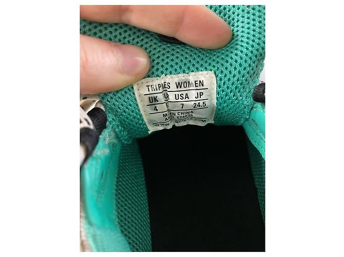 Balenciaga Triple S Sneakers aus türkisem Polyester - Ansicht 16