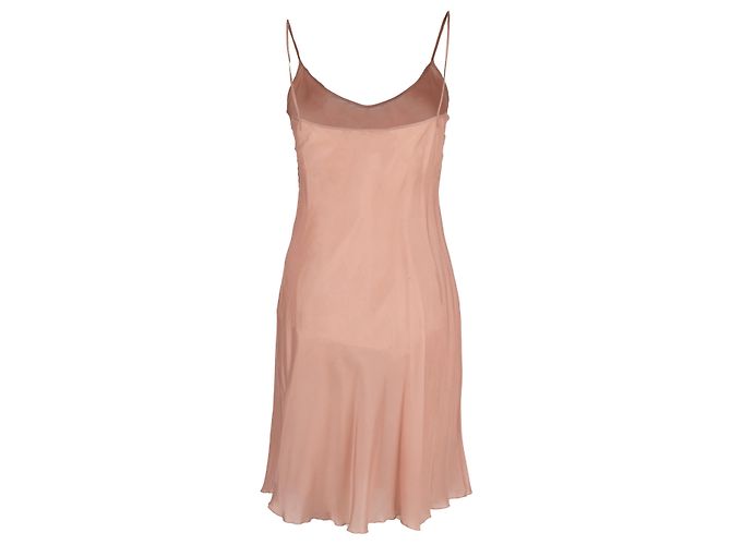 Moschino Spitzenkleid mit rosa Unterhemd - 10er Jahre Schwarz - view 4