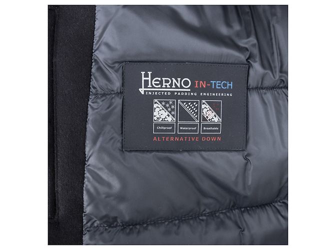 Herno Padded Wool Coat - '10s - view 6