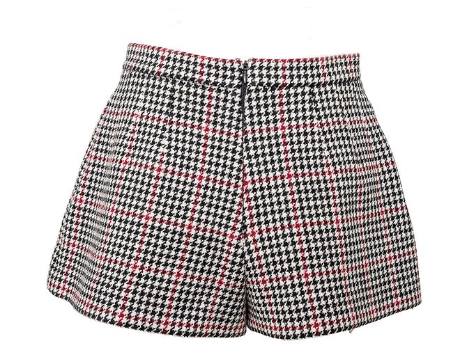 Valentino Garavani Red Valentino Houndstooth Pattern Shorts - '10s - view 2