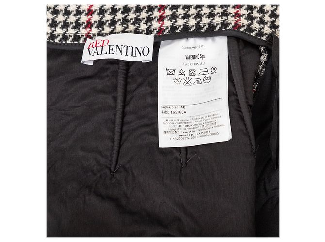 Valentino Garavani Red Valentino Houndstooth Pattern Shorts - '10s - view 6