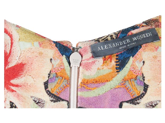 Top peplum floreale caleidoscopio Alexander McQueen - anni '10 Multicolore - vista 5