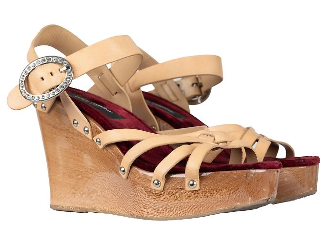 Wedge-Heels mit Riemen von Dolce & Gabbana - '10s Mehrfarben - Ansicht 2