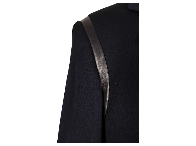 DKNY-Jacke mit Kunstlederbesätzen - 2000er Schwarz - Ansicht 3