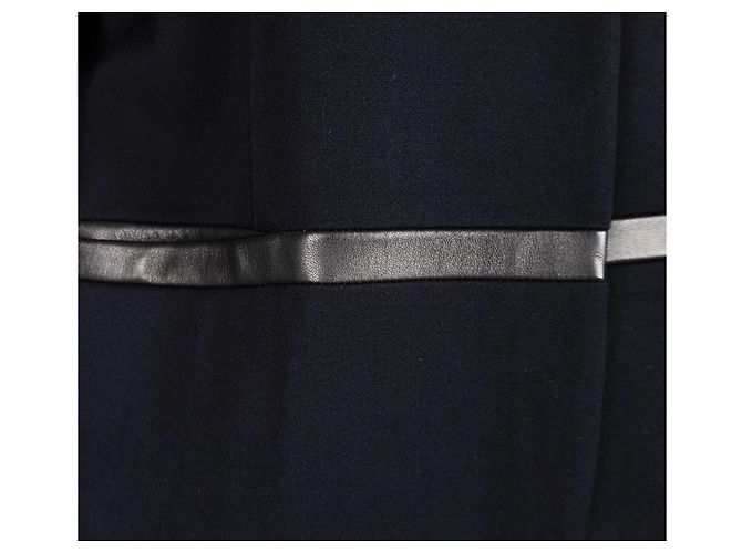 DKNY-Jacke mit Kunstlederbesätzen - 2000er Schwarz - Ansicht 4
