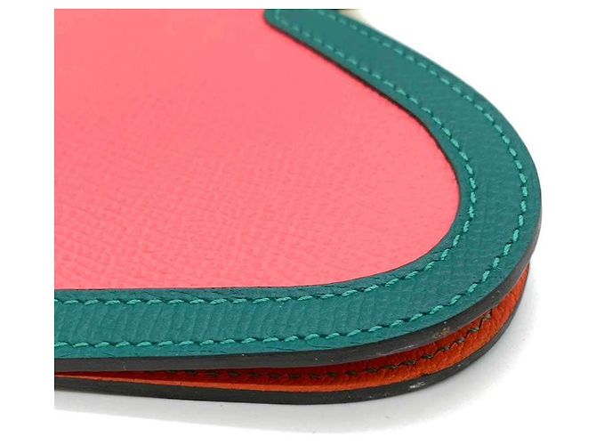 Hermès Portachiavi in pelle Hermes Rosa - vista 4