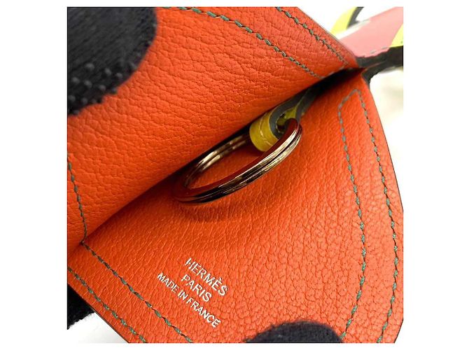 Hermès Portachiavi in pelle Hermes Rosa - vista 5