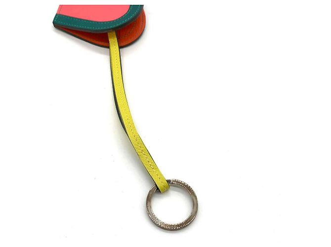 Hermès Portachiavi in pelle Hermes Rosa - vista 6