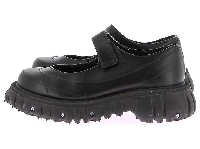 Autre Marque Non Signé / Unsigned mules & clogs T.EU 37 Leather Black - view 3