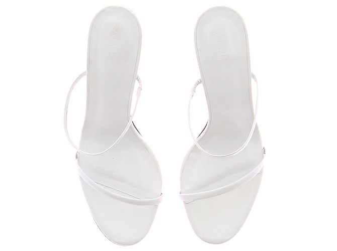 Autre Marque Sandali Non Firmati T.EU 39 Pelle Bianco - vista 6