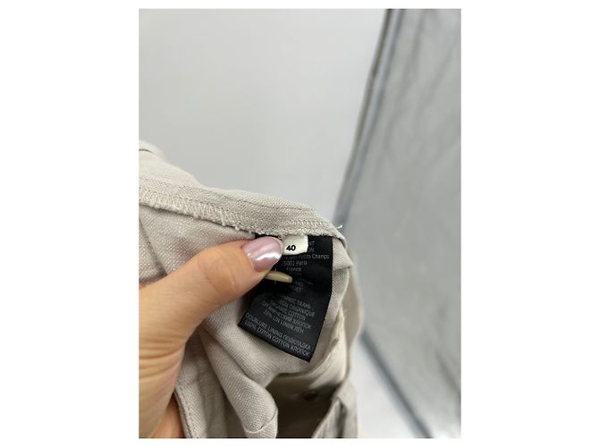 ISABEL MARANT Shorts T.FR 40 Algodón Beige - vista 4