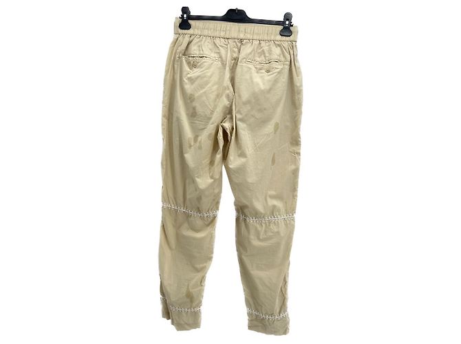 Autre Marque Pantalones Venroy T.International M Algodón Beige - vista 2
