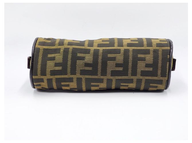 Borsa Baguette Fendi Zucca Zucchino Marrone - vista 5