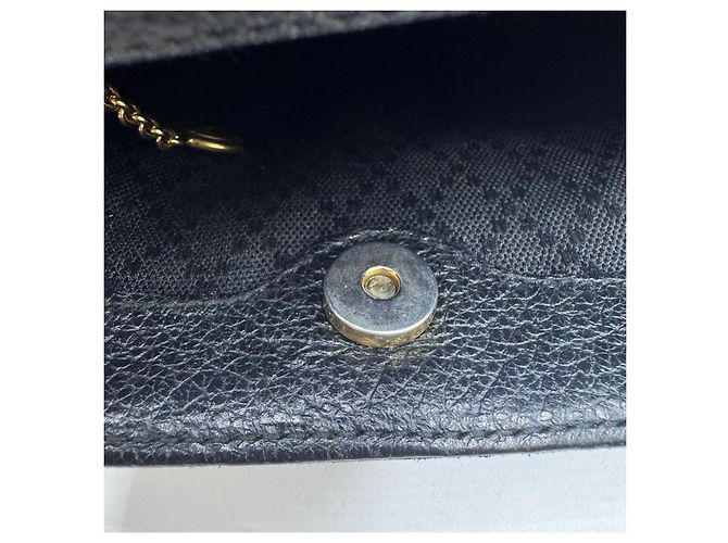 Borsa a tracolla in suede piccola Gucci Bamboo Nero - vista 19