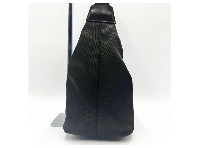 Gucci Diana Borsa a mano in nylon e bambù marrone scuro - vista 10