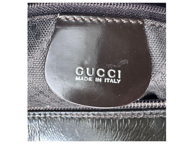 Gucci Diana Borsa a mano in nylon e bambù marrone scuro - vista 3