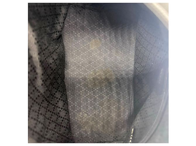 Gucci Diana Borsa a mano in nylon e bambù marrone scuro - vista 4