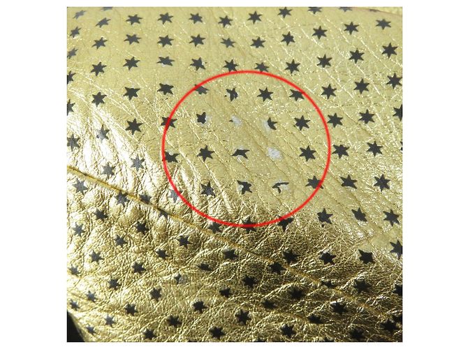 Gucci Lammleder Bomberjacke mit GUCCY-Logo Golden - Ansicht 13