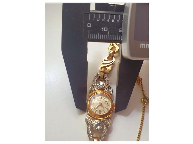 Reloj OMEGA de colección en oro de 18 quilates y diamantes - vista 13