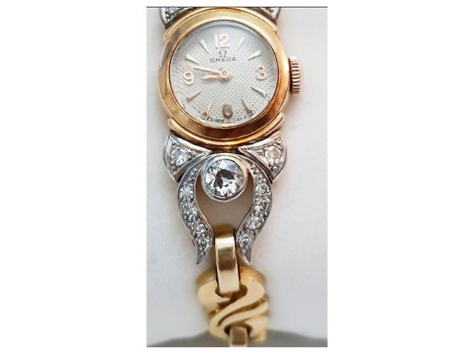 Reloj OMEGA de colección en oro de 18 quilates y diamantes - vista 4