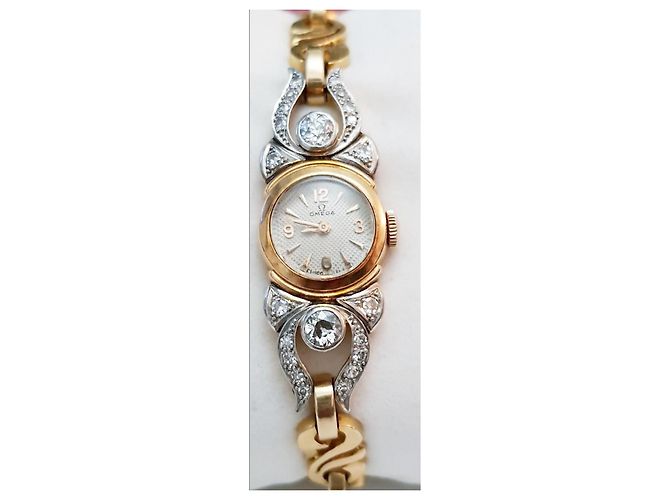Reloj OMEGA de colección en oro de 18 quilates y diamantes - vista 8